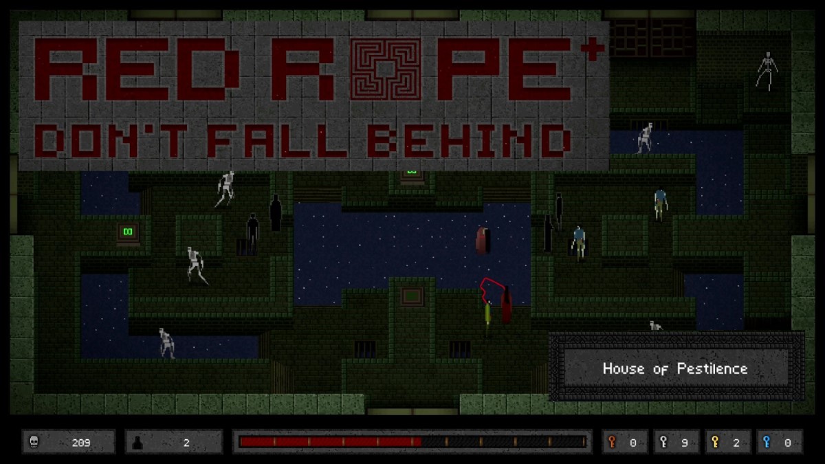Red Rope:  Don’t Fall Behind+ Walkthrough 9 – House of Pestilence