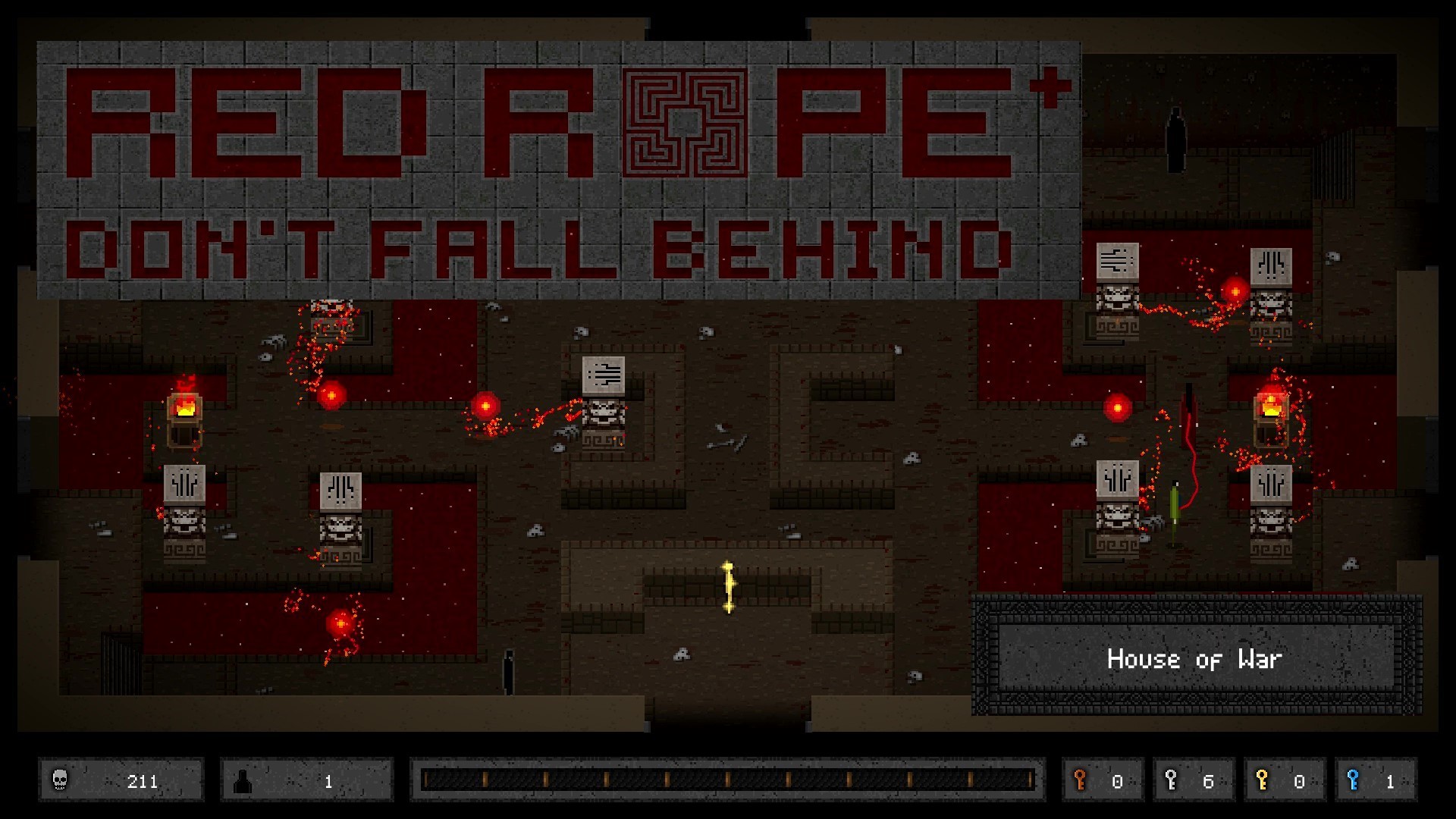 Red Rope:  Don’t Fall Behind+ Walkthrough 10 – House of War